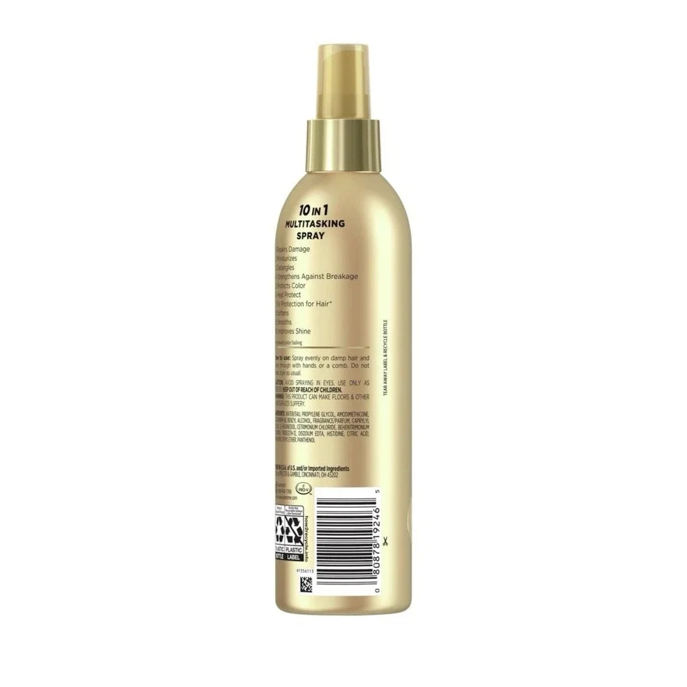 ✅Pantene Miracle Rescue 10 in 1 Multitasking Leave in Spray Conditioner, 5.7 Oz